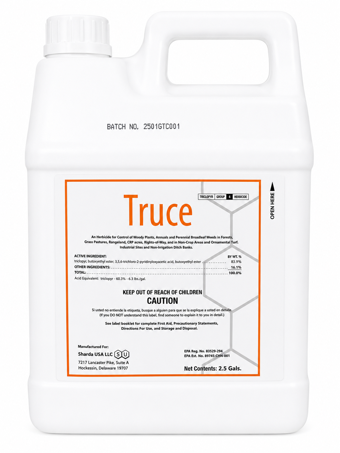 Truce Herbicide (Garlon XRT, Boulder 6.3 Equivelant)